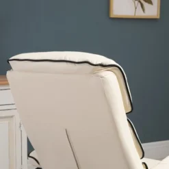 HOMCOM Recliner Chair With Ottoman, PU Leather Swivel High Back Armchair W/ Footrest Stool, 135° Adjustable Backrest And Thick Foam Padding For Home Office Or Living Room -Homcom Shop GUEST 93d308ab fd0d 40a4 abc2 beff93f45869