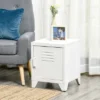 HOMCOM Industrial End Table, Living Room Side Table With Locker-Style Door And Adjustable Shelf -Homcom Shop GUEST 95cd1b89 740f 428d b3f0 7da196416f31
