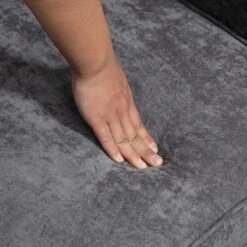 HOMCOM Modern Accent Chair, Upholstered Living Room Chair With Solid Wood Legs And Nailhead Trim, Armchair -Homcom Shop GUEST 9608504e 185e 447b b508 9b3223df0855