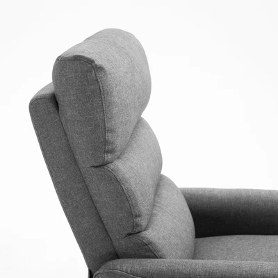 HOMCOM Power Lift Assist Recliner Chair For Elderly With Remote Control, Linen Fabric Upholstery Gray 8 HOMCOM Power Lift Assist Recliner Chair For Elderly With Remote Control, Linen Fabric Upholstery Gray - Image 6