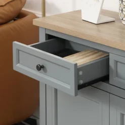 HOMCOM Sideboard Buffet Cabinet With Storage Drawers, 2 Door Kitchen Storage Cabinet With Adjustable Shelves, Coffee Bar For Living Room, Dark Gray -Homcom Shop GUEST 9cc6a5e0 8695 40c8 a181 a8c4060f4c0a