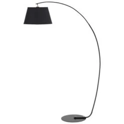 HOMCOM Arched Floor Lamp, Modern Standing Lamp With Foot Switch & Metal Base, Corner Reading Lamps Tall Pole Light For Office Bedroom Living Room -Homcom Shop GUEST 9edb576d c34b 4b73 8f51 8da3f92d4a51