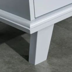 HOMCOM Wood Accent Sideboard Buffet Serveing Storage Cabinet With Fretwork Doors And Elevated Base, Gray -Homcom Shop GUEST 9ff4cbde aae6 4d7d 93d3 f94f617cf71b