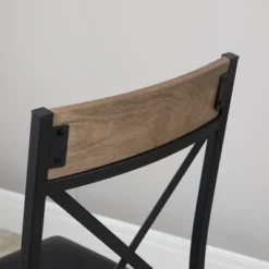 HOMCOM 3 Piece Bar Table And Chair Set, Dining Table And Armless Chairs Set With PU Padded Stools And Steel Frame, Brown -Homcom Shop GUEST a2cd48cc 9dd0 4811 b0fa e02cae198aa9