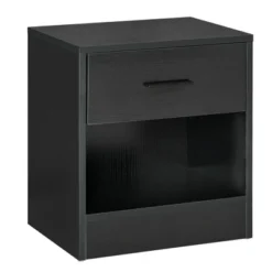 HOMCOM Modern Nightstand, Accent End Table With Drawer And Storage Shelf, Sofa Side Table For Living Room Or Bedroom -Homcom Shop GUEST a5882e39 898c 45ac 8963 24fa05686104