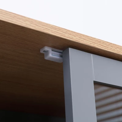 HOMCOM Freestanding Kitchen Pantry, 5-tier Storage Cabinet With Adjustable Shelves And Drawer For Living Room, Dining Room, Gray 7 HOMCOM Freestanding Kitchen Pantry, 5-tier Storage Cabinet With Adjustable Shelves And Drawer For Living Room, Dining Room, Gray - Image 5