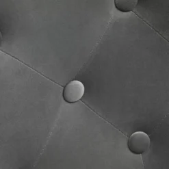 HOMCOM Modern Makeup Vanity Chair Round Tufted Swivel Accent Chair With Chrome Frame Height Adjustable For Living Room -Homcom Shop GUEST a9272e7a 58b6 4a6c b204 321e30efa018