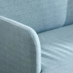 HOMCOM 48" Loveseat Sofa For Bedroom, Modern Love Seats Furniture, Upholstered Small Couch For Small Space, Blue 11 HOMCOM 48" Loveseat Sofa For Bedroom, Modern Love Seats Furniture, Upholstered Small Couch For Small Space, Blue -Homcom Shop GUEST aaff5943 710f 4868 b825 ba011a514dfc