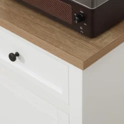 HOMCOM Sideboard Buffet Cabinet With Storage Drawers, 2 Door Kitchen Storage Cabinet With Adjustable Shelves, Coffee Bar For Living Room, White -Homcom Shop GUEST abd66894 f92e 4182 9eed 6d34cc50806e