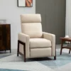 HOMCOM Manual Recliner Chair For Living Room Bedroom, Reclining Sofa Armchair With Footrest, Greige -Homcom Shop GUEST abf16880 7aa3 4b79 bb37 eddc959cd43f