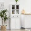 HOMCOM 61" Freestanding Kitchen Pantry, Storage Cabinet With Soft Close Doors, Adjustable Shelves, And 2 Drawers, White -Homcom Shop GUEST b2b13cb0 9927 4b06 ac38 04a18a5115ec