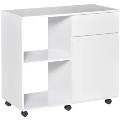 HOMCOM Filing Cabinet/Printer Stand With Open Storage Shelves, For Home Or Office Use, Including An Easy Drawer -Homcom Shop GUEST b8026186 5533 4d2f b144 f27ac4ce3707