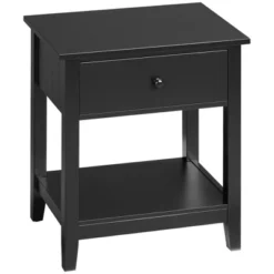 HOMCOM Modern Style Nightstand, Side Table With Drawer And Storage Shelf For Bedroom, Or Living Room 18 HOMCOM Modern Style Nightstand, Side Table With Drawer And Storage Shelf For Bedroom, Or Living Room -Homcom Shop GUEST bb38fbc5 a9ab 4918 91e5 cf64e47e8ba7