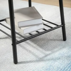 HOMCOM Side Table With 2-Tier Storage, End Table With Metal Frame For Living Room -Homcom Shop GUEST bb87061e 9091 4b04 adb8 22fafe134055