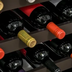 HOMCOM Modern Wine Rack, Storage Cabinet With 16-Bottle Wine Holder And Drawer For Living Room Or Home Bar, Dark Brown -Homcom Shop GUEST bcc50546 7c0c 46b6 9a3f f625457f97aa