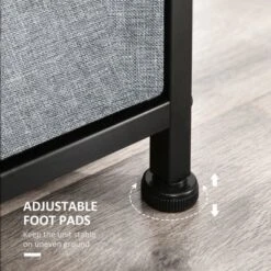 HOMCOM 8-Drawer Dresser, 3-Tier Fabric Chest Of Drawers, Storage Tower Organizer Unit With Steel Frame For Bedroom, Hallway, Light Gray -Homcom Shop GUEST bec7d6d5 79f2 4ade a9cb c51d65bcc923