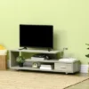 HOMCOM Modern TV Stand For TVs Up To 45", TV Cabinet With Storage Shelf And Drawer, Entertainment Center For Living Room Bedroom, Gray -Homcom Shop GUEST c12be750 60c3 40c1 9e94 1214ec999a7b