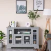HOMCOM Modern Sideboard Console Table Buffet Server Storage Cabinet With Glass Doors For Living Room, Kitchen 2 HOMCOM Modern Sideboard Console Table Buffet Server Storage Cabinet With Glass Doors For Living Room, Kitchen -Homcom Shop GUEST c25d5ff2 6c94 4b4a 9a70 873dd36789d1