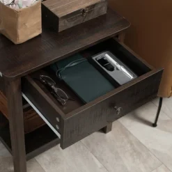 HOMCOM End Table With Drawer, Side Table With Top And Bottom Shelf For Small Spaces, Dark Brown 11 HOMCOM End Table With Drawer, Side Table With Top And Bottom Shelf For Small Spaces, Dark Brown -Homcom Shop GUEST c4c42b03 4552 462c a5ed 7c5941b561a0