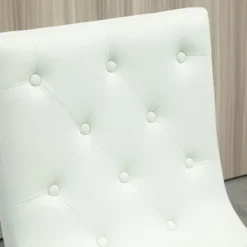 HOMCOM Bar Stools Set Of 2, Swivel Bar Chairs, 25.5" High Fabric Tufted Breakfast Barstools For Kitchen Counter, Cream White 9 HOMCOM Bar Stools Set Of 2, Swivel Bar Chairs, 25.5" High Fabric Tufted Breakfast Barstools For Kitchen Counter, Cream White -Homcom Shop GUEST c6894d97 b617 48f0 a8ab de2d9f3bba9e