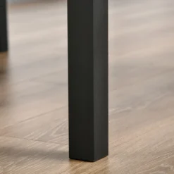 HOMCOM 3 Piece Industrial Counter Height Dining Table Set, Bar Table & Chairs With Steel Legs & Footrests -Homcom Shop GUEST c8e3ffa0 a610 475c 995f 3350fd0dc393