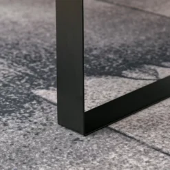 HOMCOM Mid-century Modern Coffee Table With Storage Drawer, Metal Sled Designed Legs And Wood Grain Surface For Living Room -Homcom Shop GUEST c9870075 2da1 47ec a848 d60fadad52ad