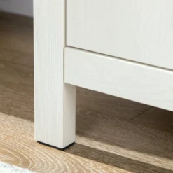 HOMCOM 65 Inch TV Stand With Storage, Media Cabinet TV Entertainment Center With Wooden Shelves And Doors For Living Room Furniture, White -Homcom Shop GUEST cd07bd4b 6b61 4535 8e68 33f05a51f91f