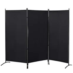 HOMCOM 3-Panel Room Divider Folding Privacy Screen Separator Partition Wall For Indoor Bedroom Office 100" X 72" -Homcom Shop GUEST d084fbae 46d1 4a7b 8205 d0c274a758cf