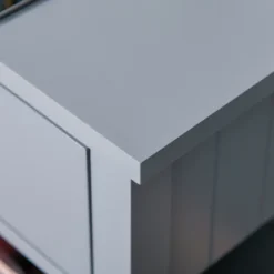 HOMCOM Modern Style Nightstand, Side Table With Drawer And Storage Shelf For Bedroom, Or Living Room, Gray -Homcom Shop GUEST d19d228c e25d 40cd 8b9e 9472f01bdf08