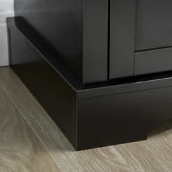 HOMCOM Sideboard Buffet Cabinet, Modern Kitchen Cabinet With 2 Drawers And Adjustable Shelves, Coffee Bar Cabinet For Living Room, Black 10 HOMCOM Sideboard Buffet Cabinet, Modern Kitchen Cabinet With 2 Drawers And Adjustable Shelves, Coffee Bar Cabinet For Living Room, Black -Homcom Shop GUEST d2f31730 e5e8 4af3 bd95 9c5712184867