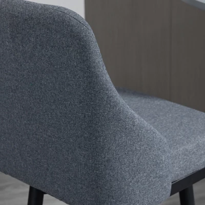 HOMCOM Extra Tall Bar Stools Set Of 2, Modern 360° Swivel Barstools, Dining Room Chairs With Steel Legs And Footrest 7 HOMCOM Extra Tall Bar Stools Set Of 2, Modern 360° Swivel Barstools, Dining Room Chairs With Steel Legs And Footrest - Image 5