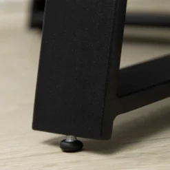 HOMCOM Round Coffee Table, Accent Center Table Steel Legs Living Room Furniture, Wooden Coffee Table, Light Gray -Homcom Shop GUEST dc4f64b6 d7ce 48cd 9f44 e35a4b36dcbd