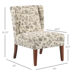 HomCom Upholstered Armless Accent Chair Leisure Side Chair With Wingback Design 13 HomCom Upholstered Armless Accent Chair Leisure Side Chair With Wingback Design -Homcom Shop GUEST dd0ea85c f997 402c 95c8 557d11b12875