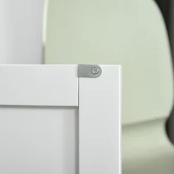 HOMCOM 48" Modern Kitchen Island Cart On Wheels With Storage Drawers, Rolling Utility Cart With Adjustable Shelves, Cabinets And Towel Rack -Homcom Shop GUEST e5e811b8 fe82 4e2e bc34 4579dfb148ef