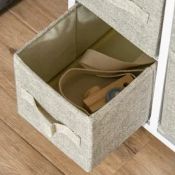 HOMCOM 7-Drawer Dresser Storage Tower Cabinet Organizer Unit, Easy Pull Fabric Bins With Metal Frame For Bedroom, Closets, Gray -Homcom Shop GUEST eacbfb36 702b 4937 8d40 50785d3cd6f1