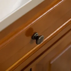 HOMCOM Triple-Cabinet Double-Drawer Kitchen Island With Storage, Butcher Block Island With Stainless Steel Top, Spice & Towel Rack, Brown Wood Finish -Homcom Shop GUEST ebf6b560 2b1b 4d5b b96c 46e6bfa770d3