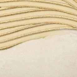 HOMCOM Hand-Painted Canvas Wall Art For Living Room Bedroom, Painting Gold Ginkgo Leaves, 39.25" X 31.5" -Homcom Shop GUEST ee71690d 5705 4a51 a31c c6dc5eb9b247