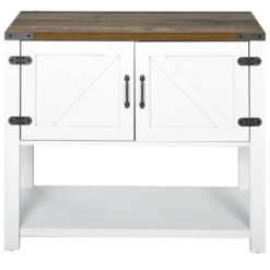 HOMCOM 2-Door Free Standing Sideboard Console Table With Bottom Shelf, Entryway -Homcom Shop GUEST f10c0b8e d840 44a0 87ac c0507ac93fb7