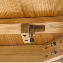 HOMCOM 31.5"/51" Resizing Space Saving Table With Easy To Clean Surface, Folding Dining Table, Small Kitchen Table, Wood Dining Table 4–6 People, Oak -Homcom Shop GUEST f1f24054 00a0 477a b8b3 a672c4c1c1ae