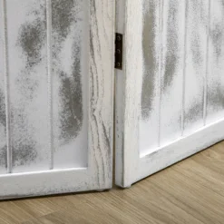 HOMCOM 5.5' Tall 4-Panel Room Divider And Folding Privacy Screen, Privacy Divider, Partition Wall For Indoor Bedroom Office Living Room, White -Homcom Shop GUEST f77c33e1 b3e3 479e b2ec 413bb7f735bc