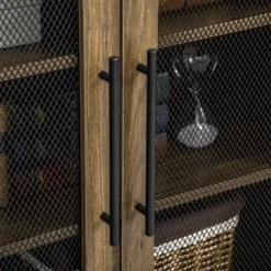 HOMCOM Farmhouse Buffet Cabinet, Sideboard, Kitchen Storage Cabinet With Adjustable Shelves And Wire Mesh Door, Coffee Bar For Living Room, Walnut 11 HOMCOM Farmhouse Buffet Cabinet, Sideboard, Kitchen Storage Cabinet With Adjustable Shelves And Wire Mesh Door, Coffee Bar For Living Room, Walnut -Homcom Shop GUEST f87bcd7c 0e41 4130 b12e 45c4e71f4884