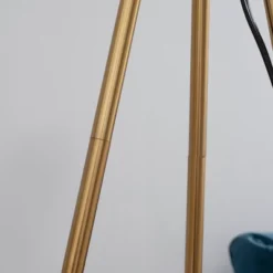 HOMCOM Modern Tripod Floor Lamp Free Standing Land Lamp W/ Steel Frame, Footswitch, Fabric Lampshade And E26 Base For Living Room, Bedroom, Gold 10 HOMCOM Modern Tripod Floor Lamp Free Standing Land Lamp W/ Steel Frame, Footswitch, Fabric Lampshade And E26 Base For Living Room, Bedroom, Gold -Homcom Shop GUEST fb01cea1 689f 45ec 8b83 8f3981aacf90