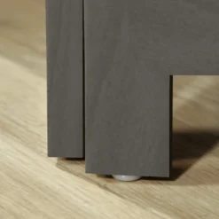 HOMCOM 4 Panel 67" Tall Wood Privacy Screen Room Divider With 3 Display Shelves, And Folding Storage For Bedroom Or Home Office, Gray -Homcom Shop GUEST fc2d8087 6101 4828 a64e 88210ee6f414