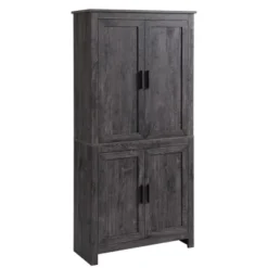 HOMCOM 64" 4-Door Kitchen Pantry, Freestanding Storage Cabinet With 3 Adjustable Shelves For Kitchen, Dining Or Living Room -Homcom Shop GUEST fc44498d 9d4c 48ea a2bc 61116bb11439