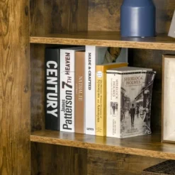 HOMCOM Industrial Style 4-Door Cabinet Pantry Cupboard With Storage Shelves For Bedroom And Living Room -Homcom Shop GUEST fcfdd59f 0a49 454d 907d 1529faaf4fae